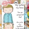 Aall& Create - # 937 - Father`s Daughter - A7 STAMP -