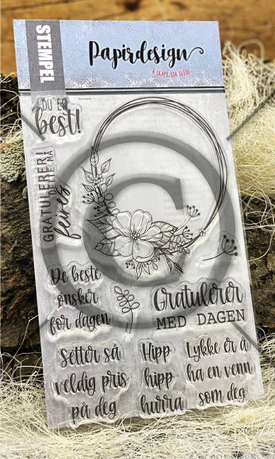 Papirdesign - Clear stamps - Setter så veldig pris på deg