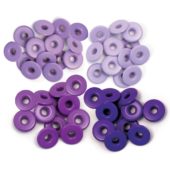 We R Memory Keepers - Eyelets Wide 40/Pkg - Purple