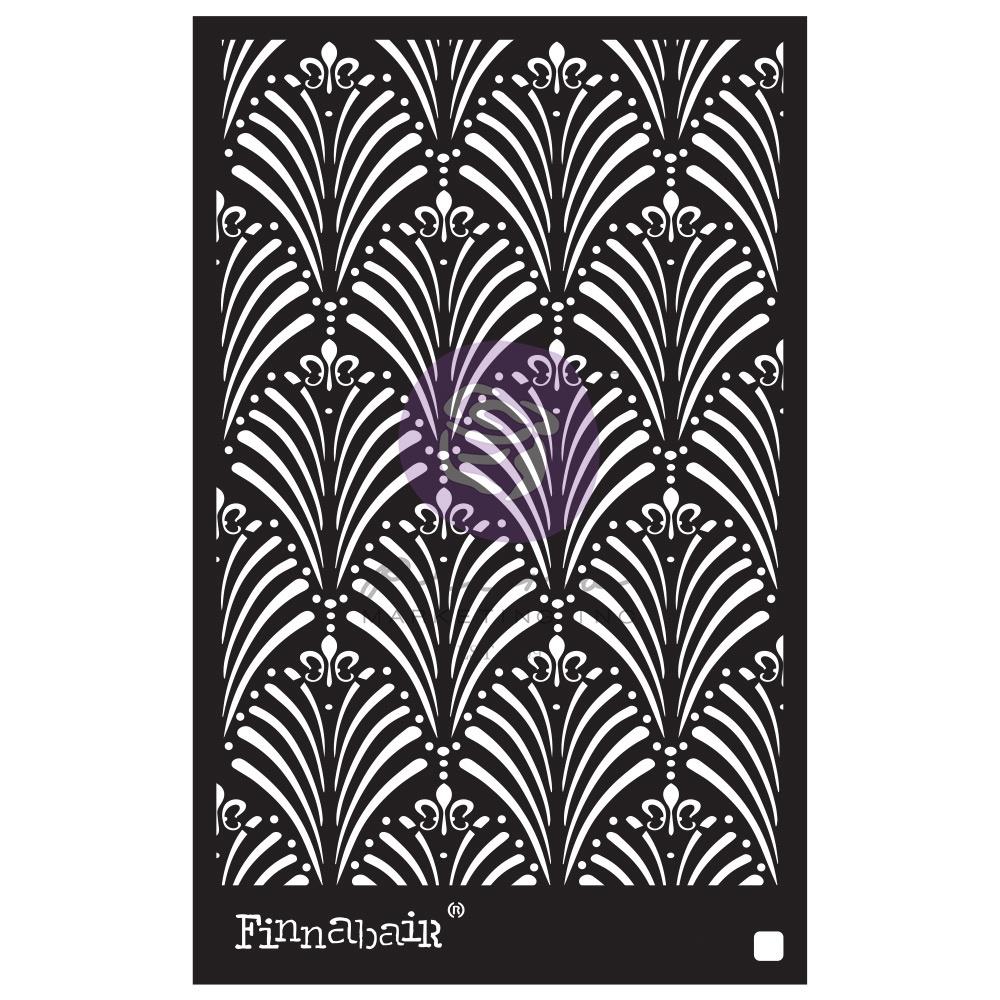 Finnabair - Prima Marketing Stencil 6"X9"- Art Deco Wall