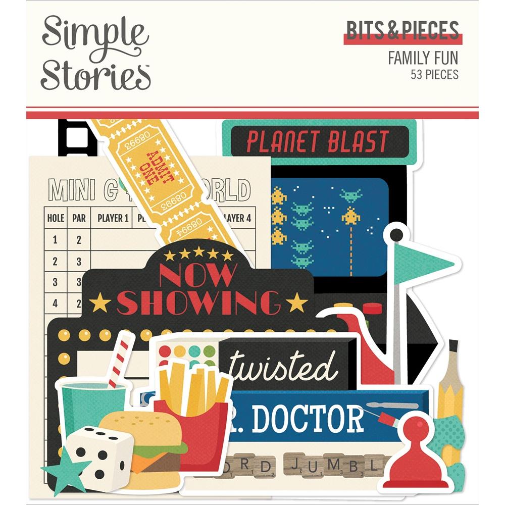 Simple Stories - Family Fun Bits & Pieces Die-Cuts 53/Pkg
