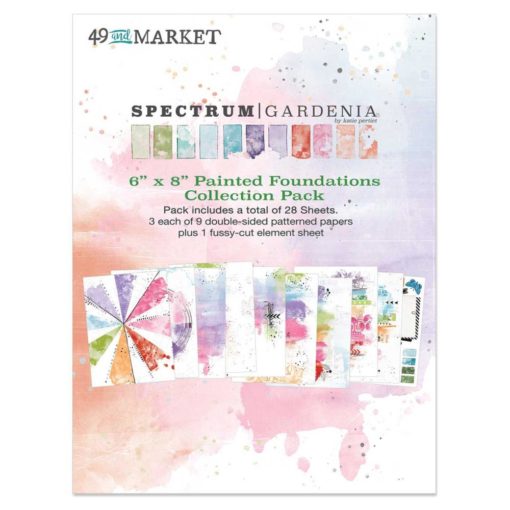 49 and Market - Spectrum Gardenia Painted Foundations- 6" x 8"