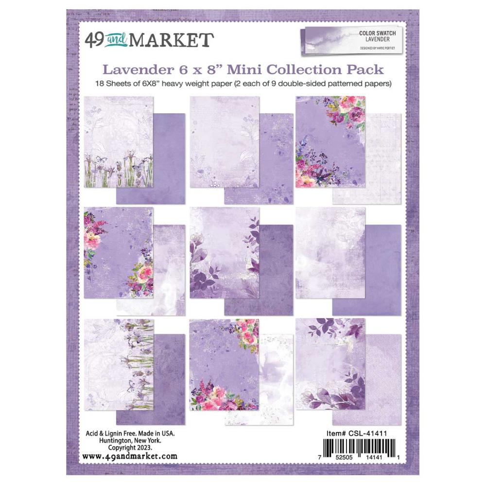 49 and Market - Color Swatch: Lavender- 6" x 8" Mini Collection pack