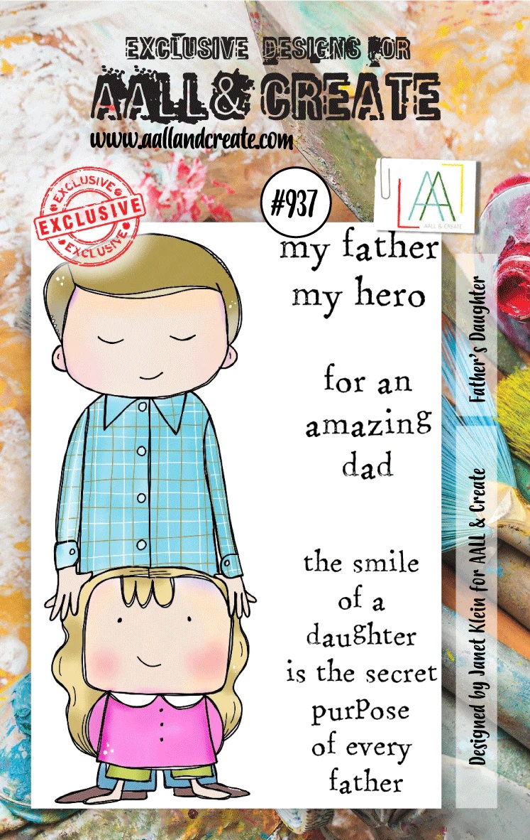 Aall& Create - # 937 - Father`s Daughter - A7 STAMP -