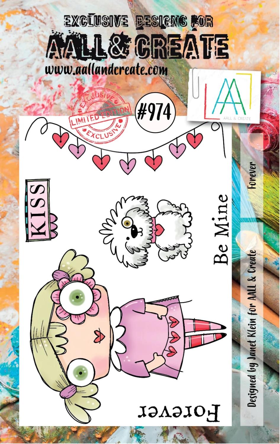 Aall& Create - # 974 - Forever  - A7 STAMP -
