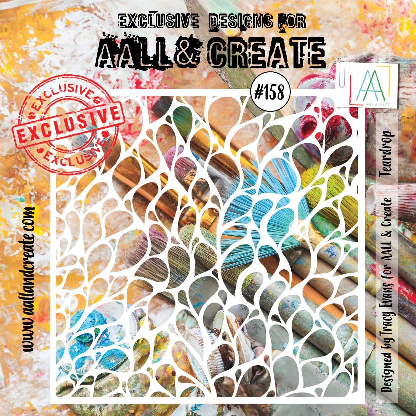 Aall&Create - 6 x 6 - #158 - Teardrop