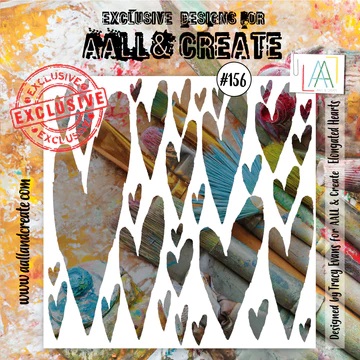 Aall&Create - 6 x 6 - #156 - Elongated Hearts