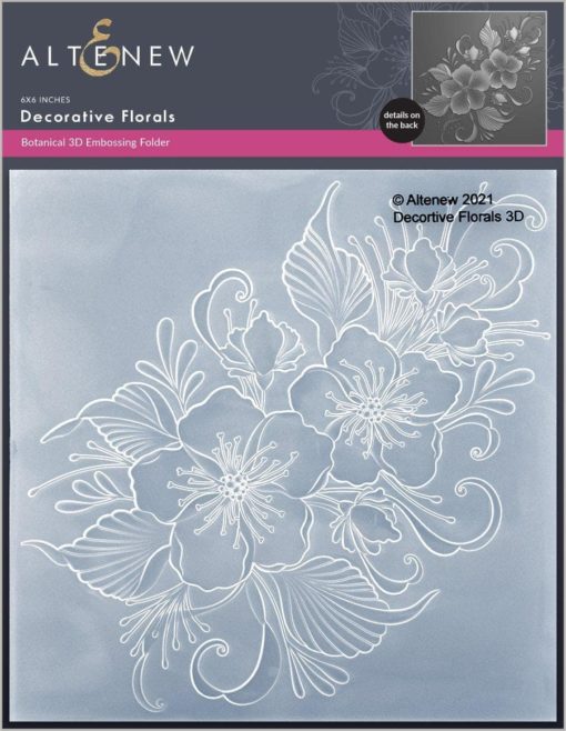 Altenew - Decorative Florals 3D Embossing Folder