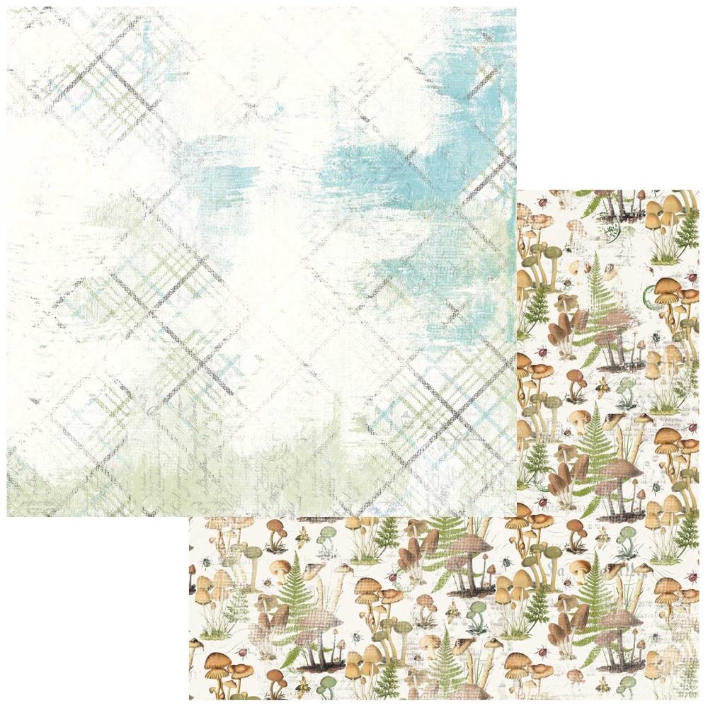 49 And Market - Nature Study - Tattered Writings - Double-Sided Cardstock 12"X12