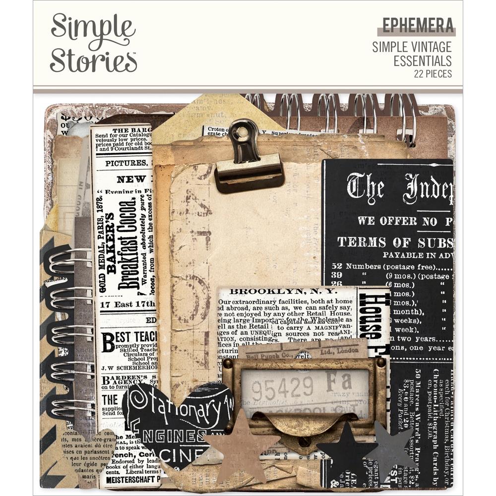 Simple Stories - Ephemera- Simple vintage essentials