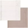 49 And Market - Nature Study - Ledger paper 3 - Double-Sided Cardstock 12"X12