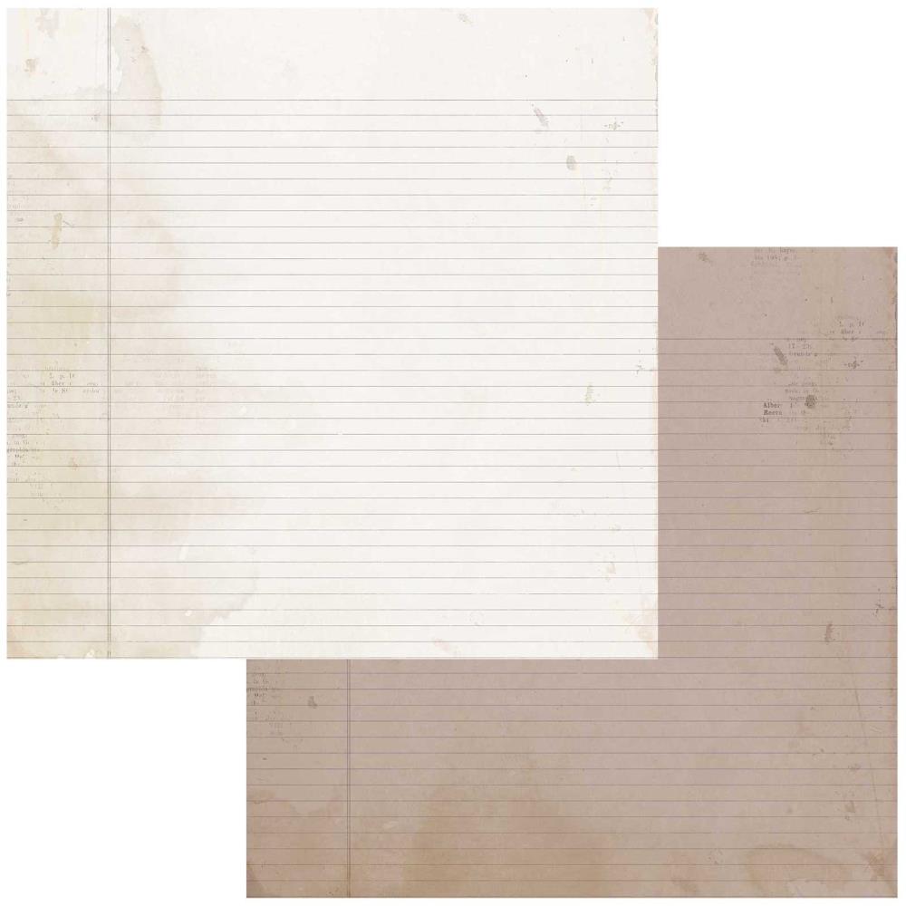 49 And Market - Nature Study - Ledger paper 2 - Double-Sided Cardstock 12"X12