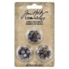 Idea-Ology Metal Long Paper Fasteners -Antique Nickel, Brass & Copper - Grande