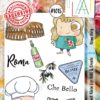 Aall & Create - #1015 - A6 STAMP SET - ROME ITALY
