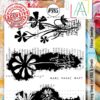 Aall&Create - #985 - A5 STAMP SET - FLOWER SMUDGE
