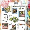 Aall&Create - #1044 - A5 STAMP SET - LET'S PLAY SHOP