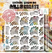 Aall&Create - #176 - 6"X6" STENCIL - BLOOPY GALOOPY