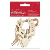 Papermania - Bare Basics Wooden hanging shapes