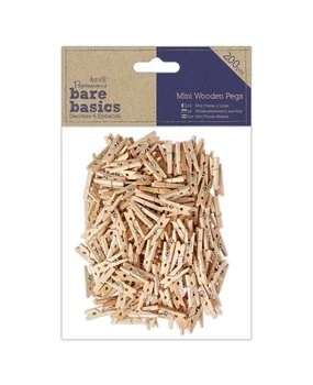Papermania - Bare Basics Wooden- mini klesklyper