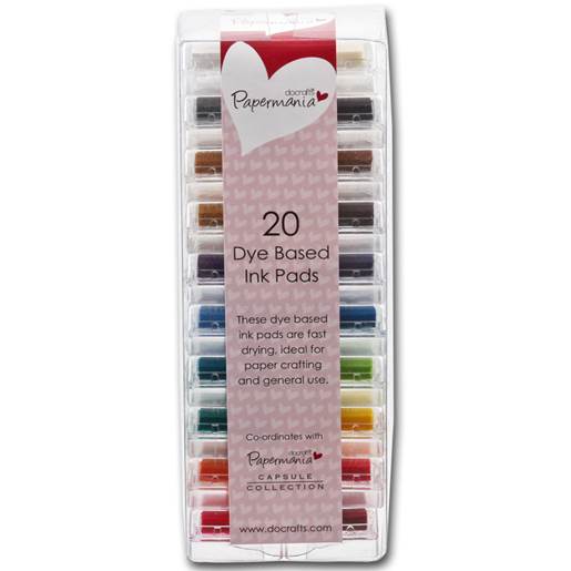 Stempelputer - 20 pigment ink pads