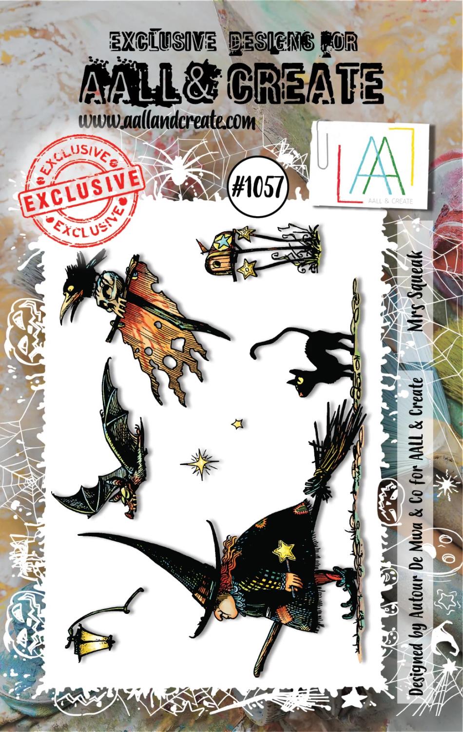 Aall& Create - # 1057 - Mrs Squeak - A7 STAMP -
