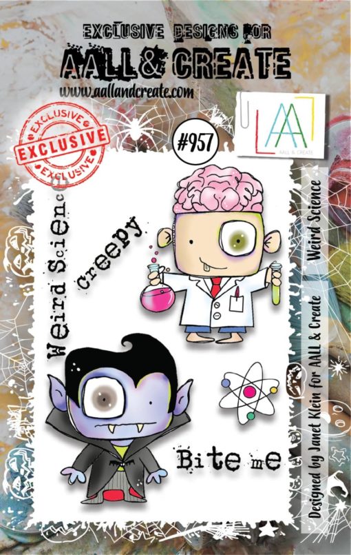 Aall& Create - # 957 - Weird Science - A7 STAMP -