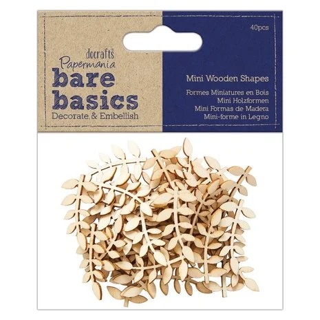 Papermania - Bare Basics Wooden- Vine leaf