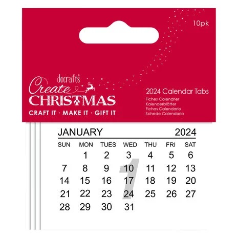 Papermania - Create Christmas 2024 Calendar Tabs