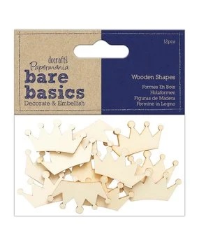 Papermania - Bare Basics Wooden Shapes Crown