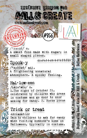 AAll&Create - A7 STAMP - Define Halloween - #956