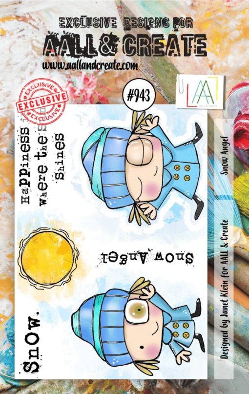 Aall& Create - #943 - A7 STAMP SET - SNOW ANGEL