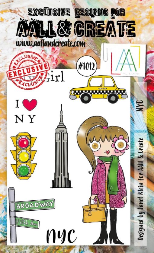 Aall & Create - #1012 - A6 STAMP SET - NYC