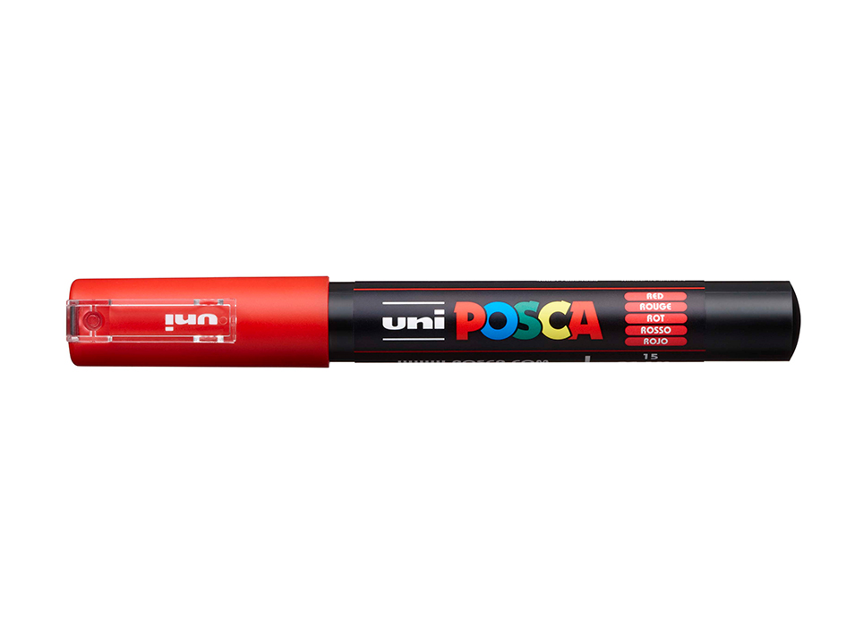 Uni POSCA PC-1M – Extra-Fine 0,7-1mm – 15 Red