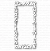 Gummiapan - Slimline Bokstaver- dies
