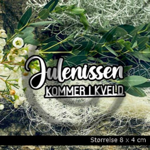 Papirdesign - Julenissen kommer i kveld - PD 01121