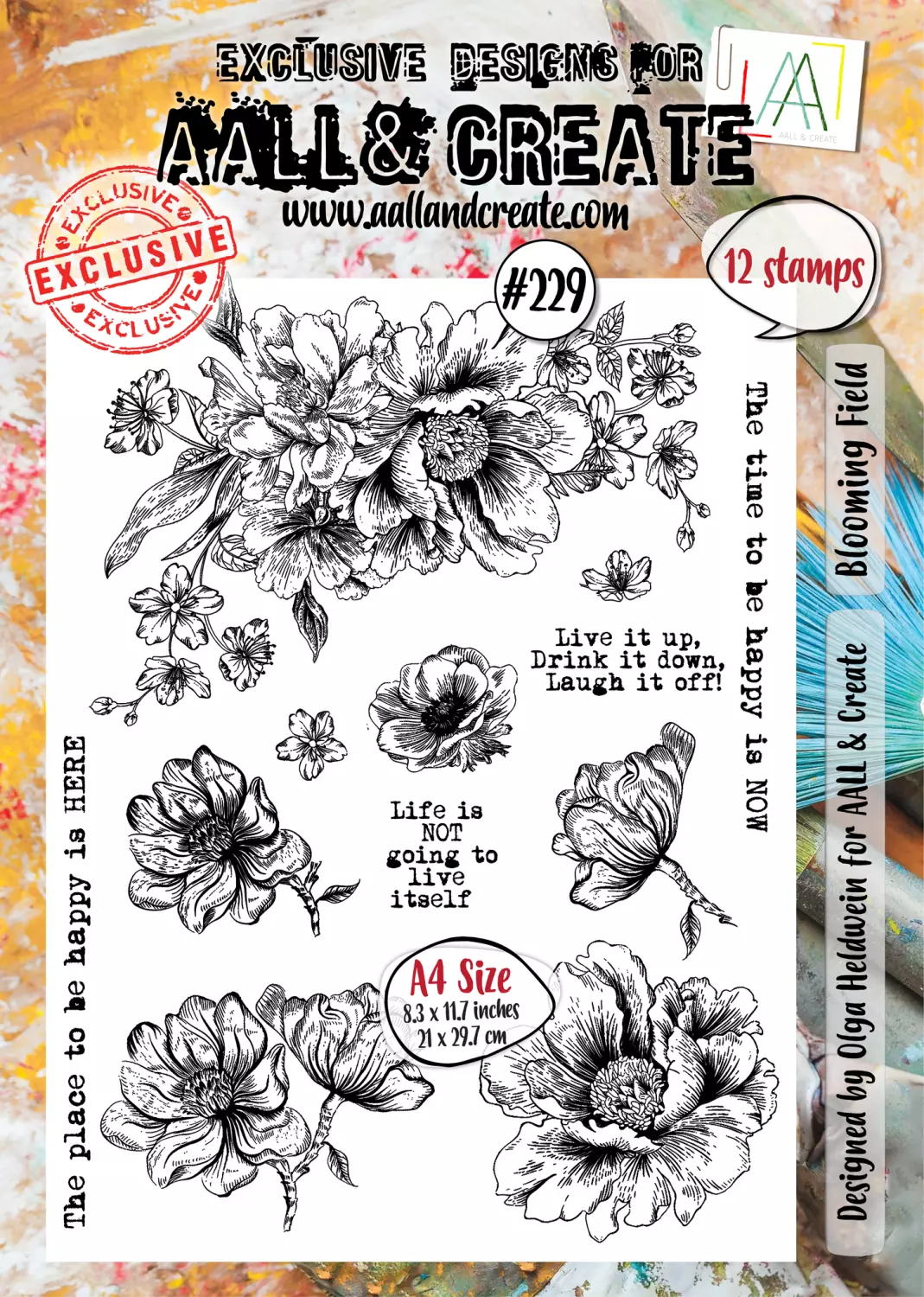 AAll&Create #15 -#16 - #229 - Stempel og dies - Blooking field