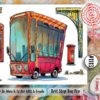 AALL& Create - Brit Stop Bus Pop #1113 - A6 STAMP