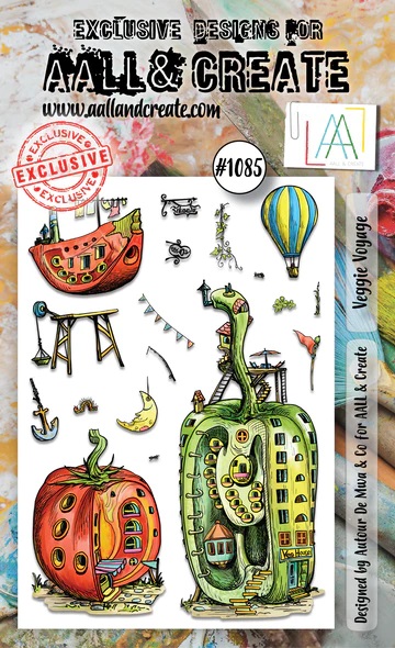 AALL& Create - Veggie Voyage #1085 - A6 STAMP