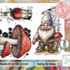 Aall & Create - #1077 - A6 STAMP SET - TOAD IN THE GNOME