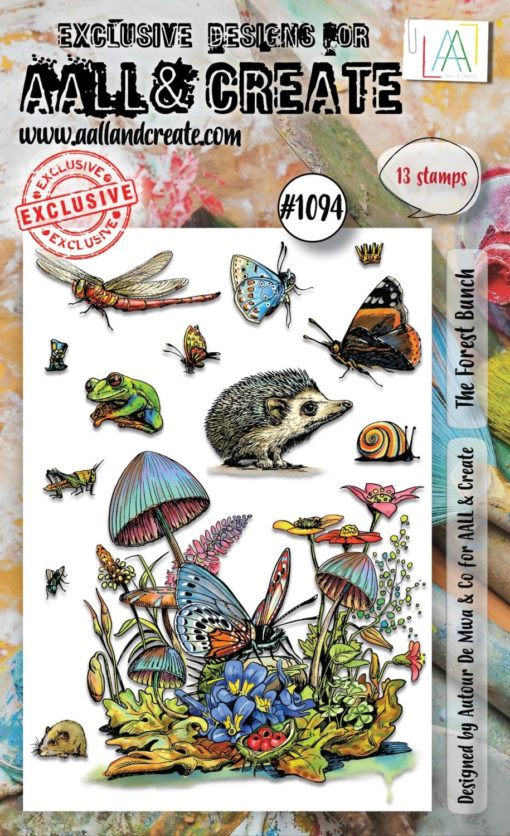 Aall & Create - #1094 - A6 STAMP SET - THE FOREST BUNCH