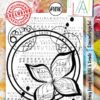 Aall& Create - # 1010 - CONCENTRICPETAL - A7 STAMP -