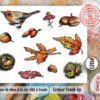 Aall& Create - # 1103 - CONKER CRUSH UP - A7 STAMP -