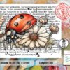 Aall& Create - # 1082 - Ladybird Life- A7 STAMP -