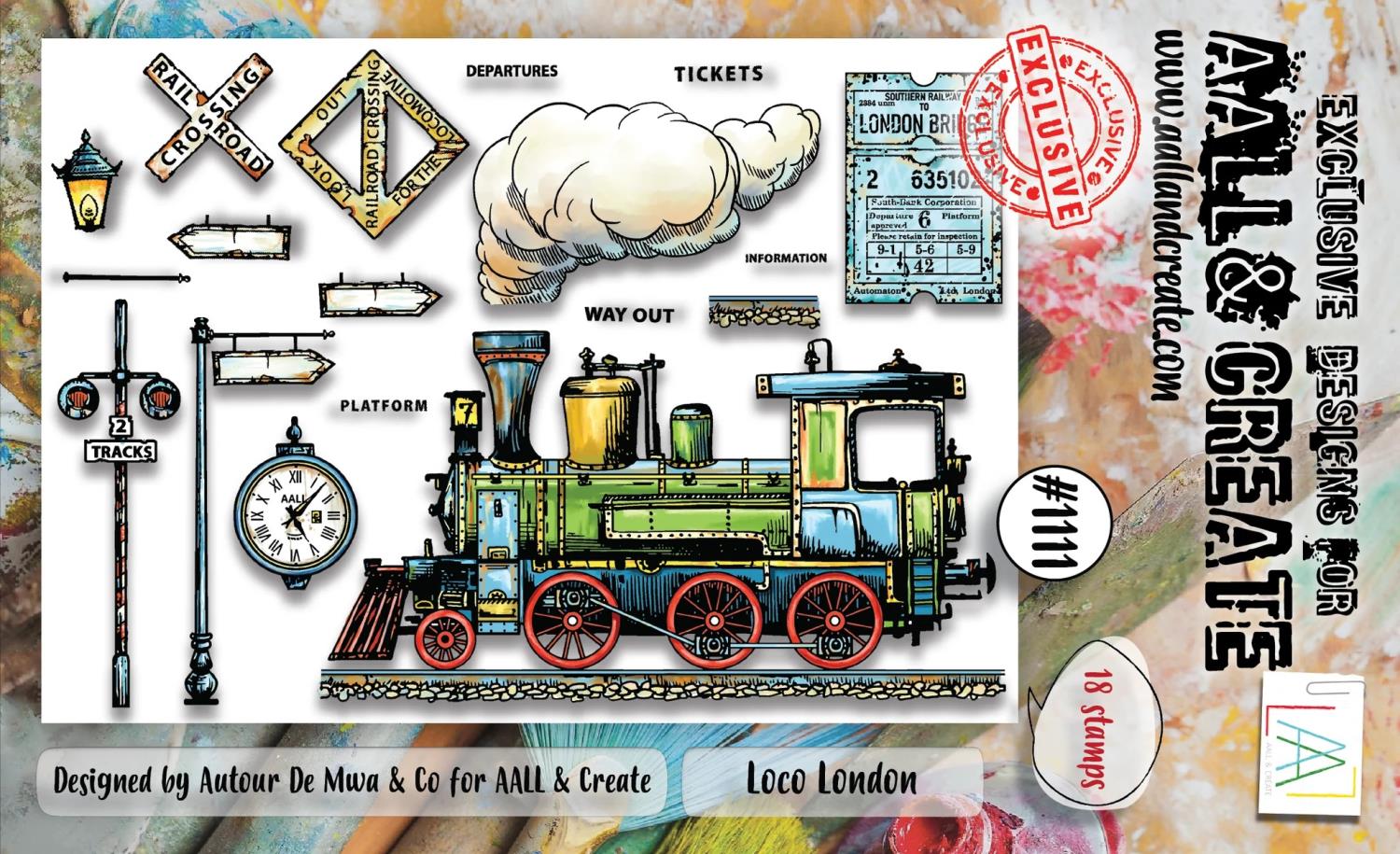 AALL& Create - Loco London #1111 - A6 STAMP