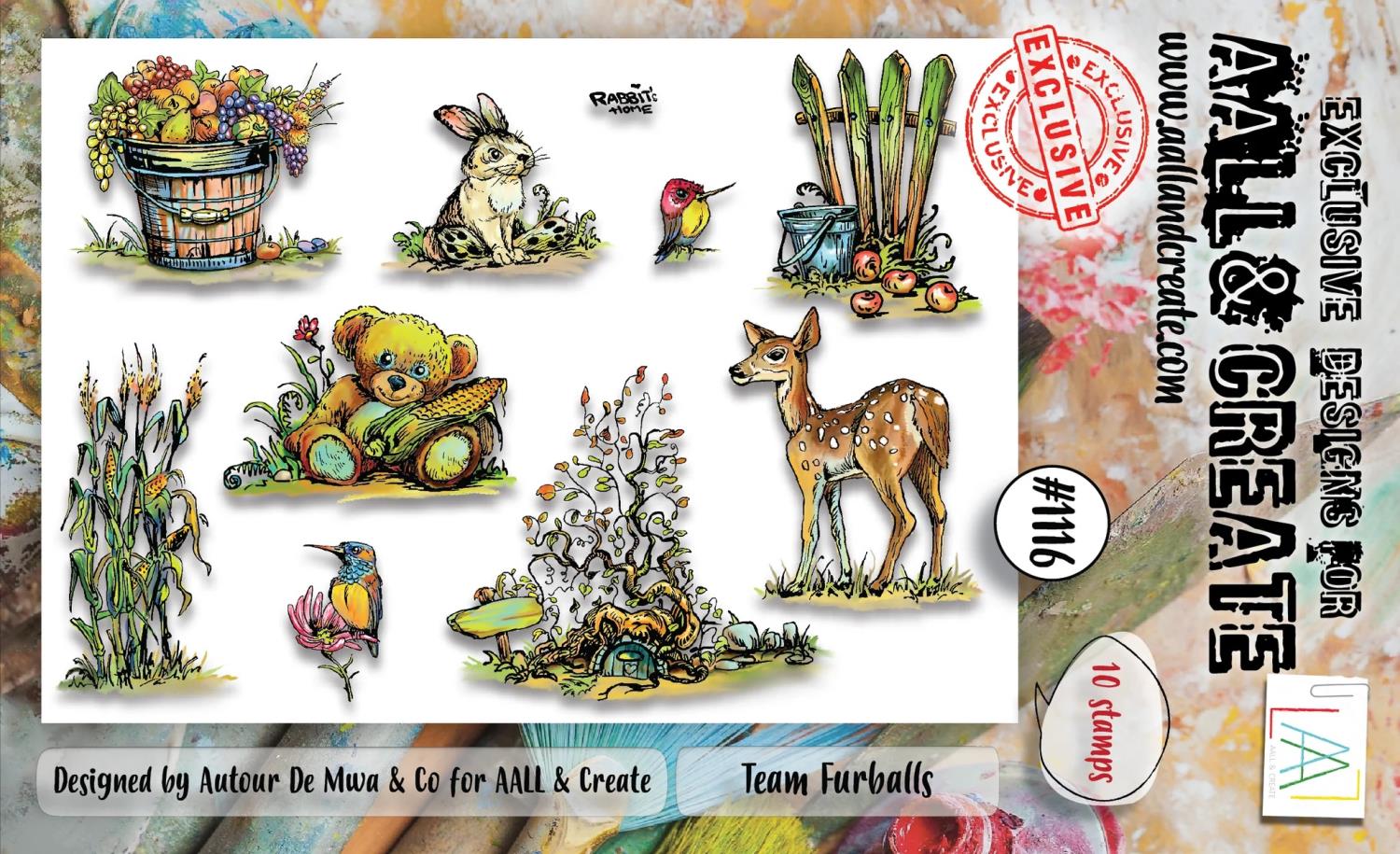 AALL& Create - Team Furballs   #1116 - A6 STAMP