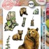 Aall& Create - # 1097 - GRIZZLY HEIGHTS - A7 STAMP -