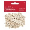 Papermania Create Christmas Wooden Shapes Mini Gingerbread  Natural