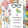 Aall& Create - #1042 -  SUPER VET DEE- A7 STAMP -