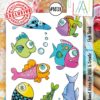 Aall & Create - #1038 - A6 STAMP SET - FISH TANK