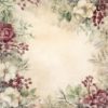 Reprint - Christmas time  - 12 x 12 - Christmas rose